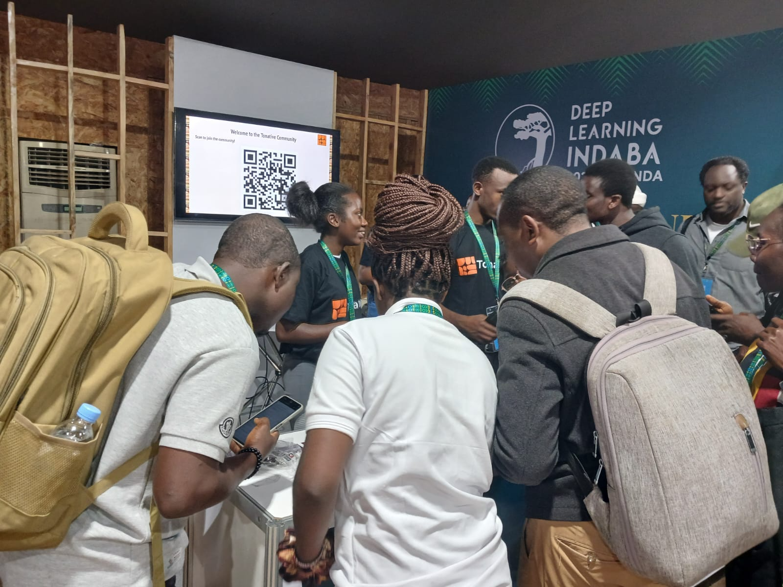 Tonative Booth at Deep Learning Indaba Conference at Kigali